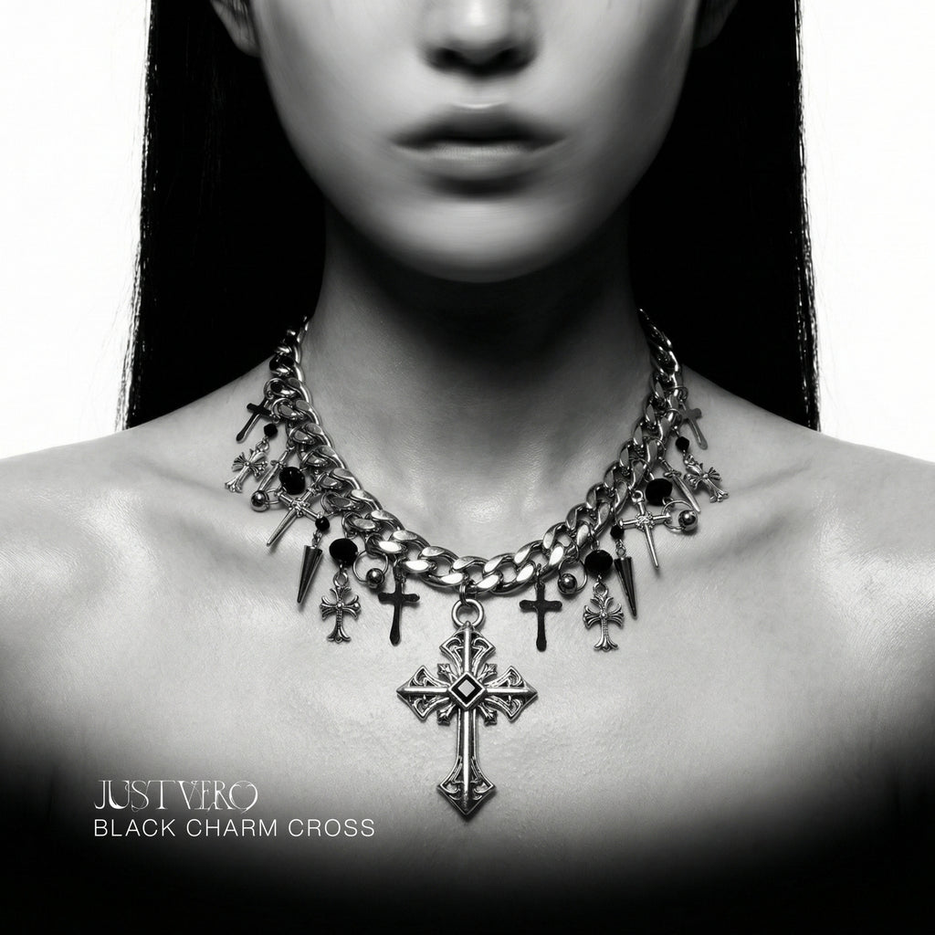 BLACK CHARM CROSS