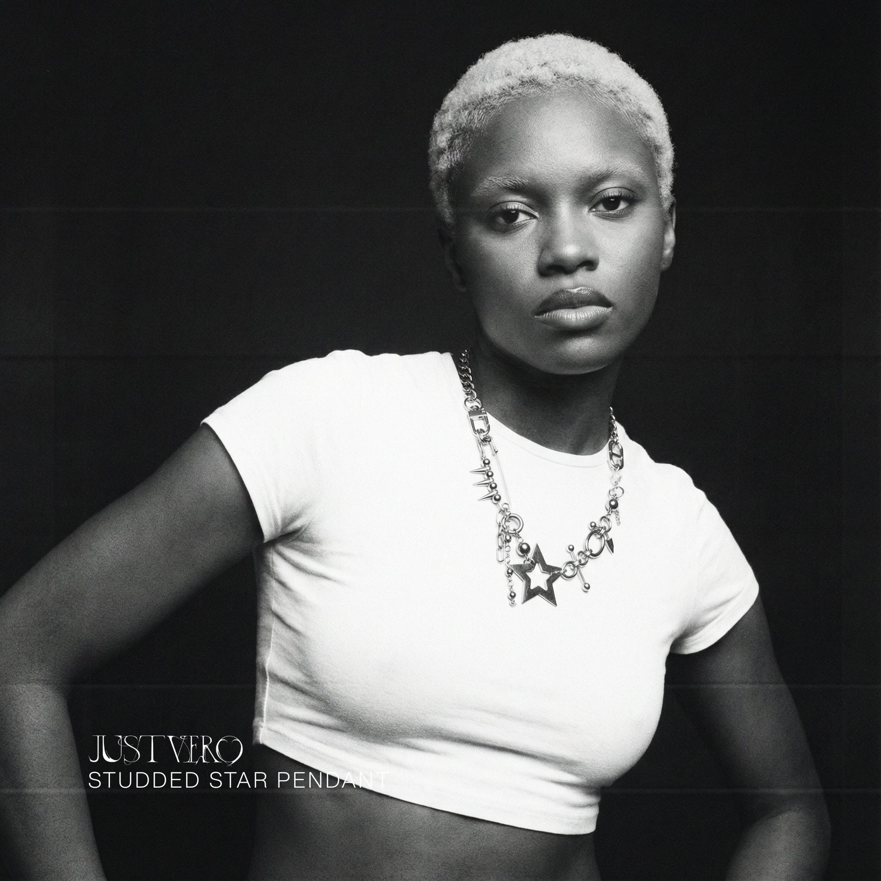 STUDDED STAR PENDANT