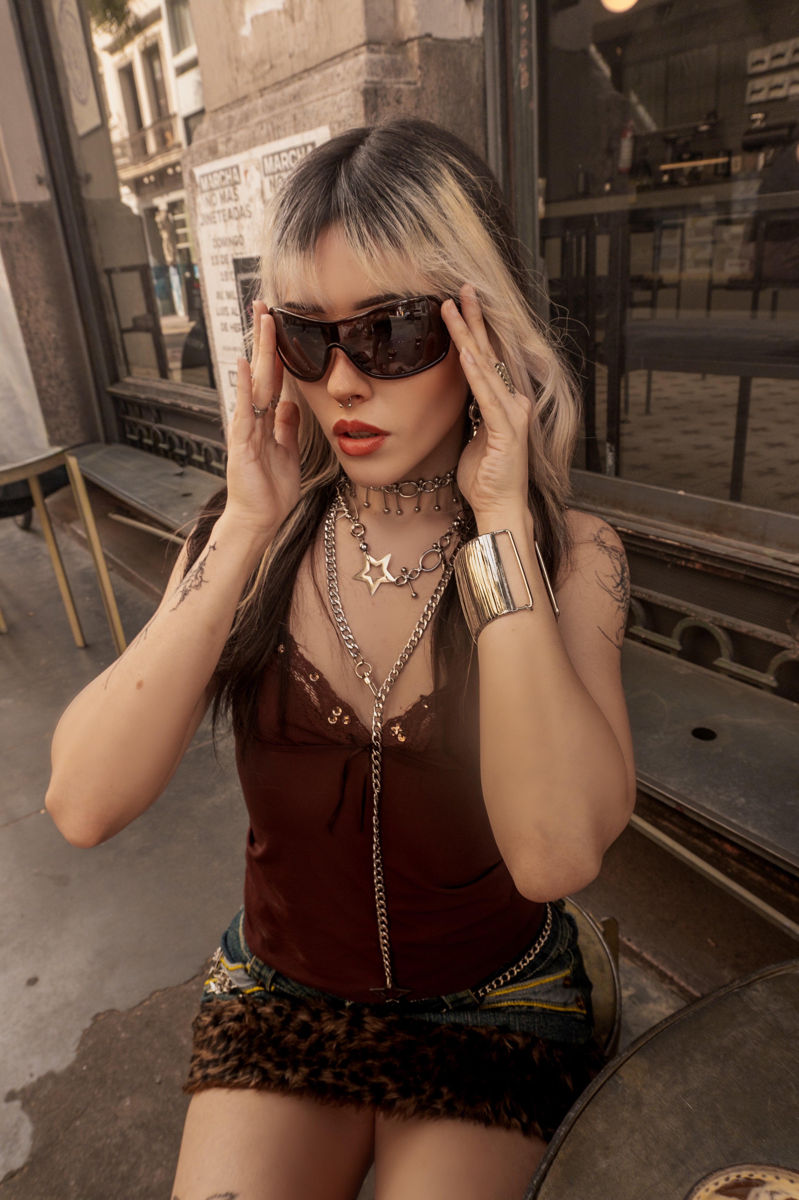 STUDDED STAR PENDANT