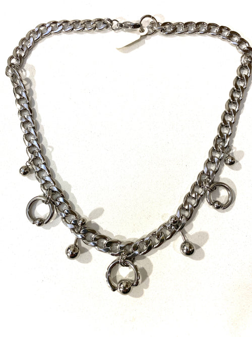 CHUNKY PIERCED LINK - Just Vero