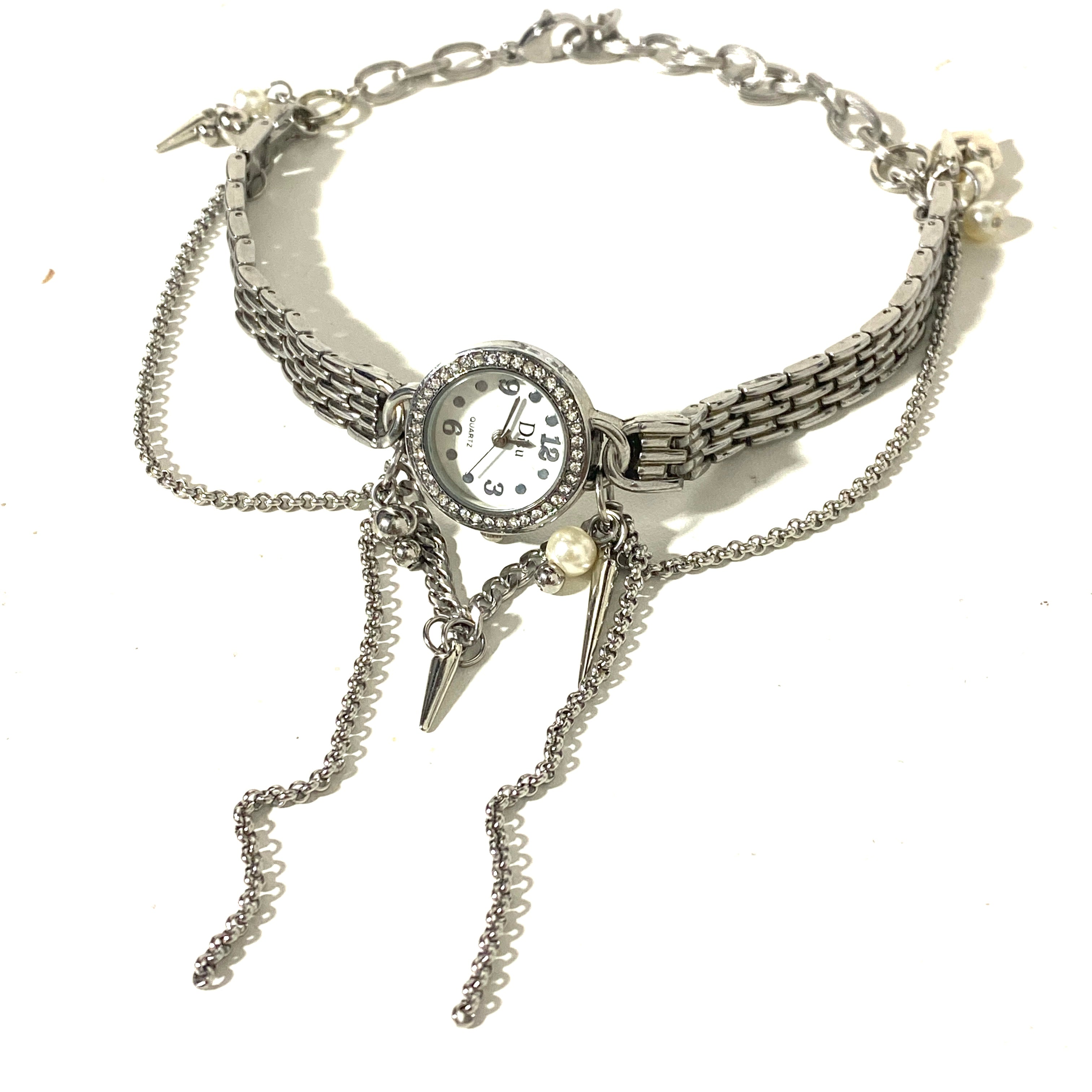 SPIKED CHAIN WATCH